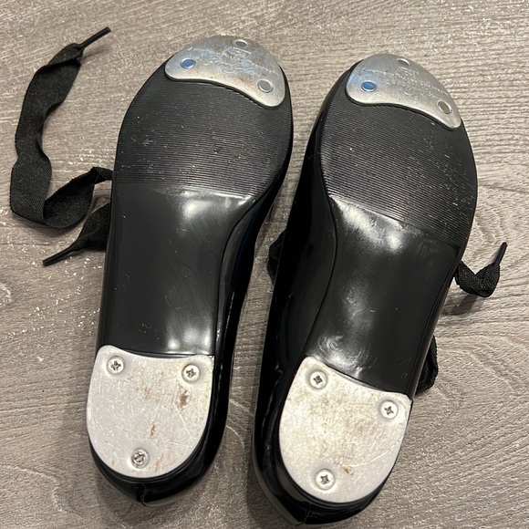 American ballet theater size 12 tap shoes black only worn a few times - Picture 7 of 9